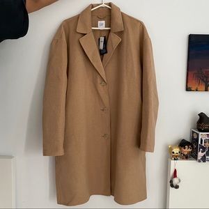 BNWT Gap Unlined Wool Blend Coat